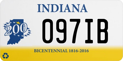 IN license plate 097IB