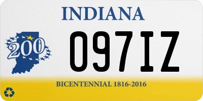 IN license plate 097IZ