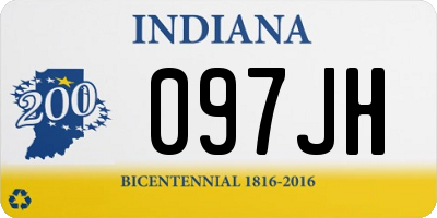 IN license plate 097JH