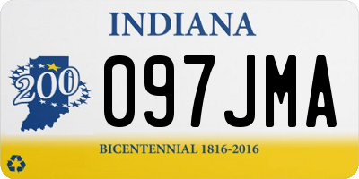 IN license plate 097JMA