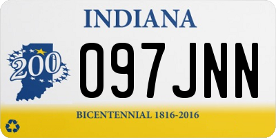 IN license plate 097JNN