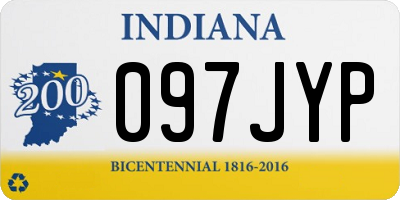 IN license plate 097JYP