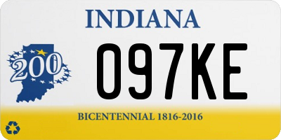 IN license plate 097KE