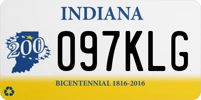 IN license plate 097KLG