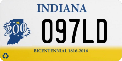 IN license plate 097LD
