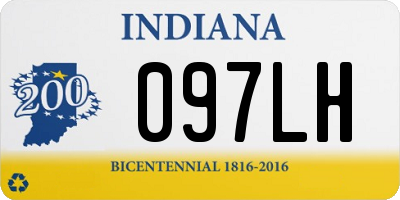 IN license plate 097LH