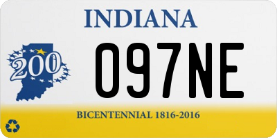 IN license plate 097NE