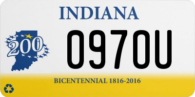 IN license plate 097OU