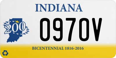 IN license plate 097OV