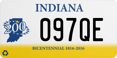 IN license plate 097QE