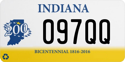 IN license plate 097QQ