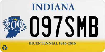 IN license plate 097SMB