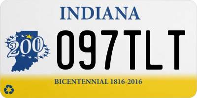 IN license plate 097TLT