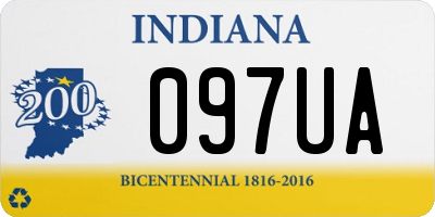 IN license plate 097UA