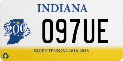 IN license plate 097UE