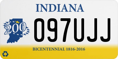 IN license plate 097UJJ