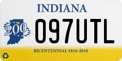 IN license plate 097UTL