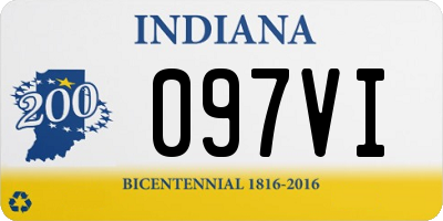 IN license plate 097VI