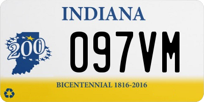 IN license plate 097VM