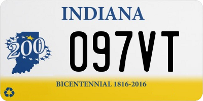 IN license plate 097VT