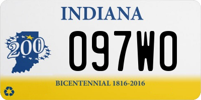 IN license plate 097WO