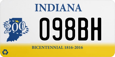 IN license plate 098BH