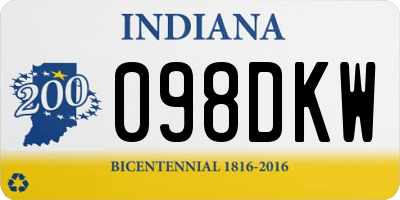 IN license plate 098DKW