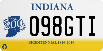 IN license plate 098GTI