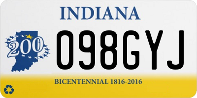 IN license plate 098GYJ