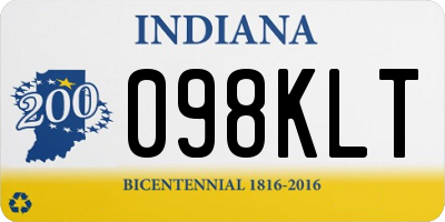 IN license plate 098KLT