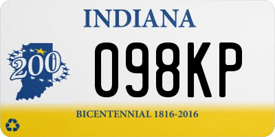 IN license plate 098KP