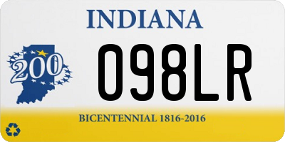 IN license plate 098LR