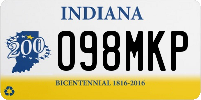 IN license plate 098MKP
