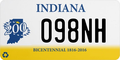 IN license plate 098NH