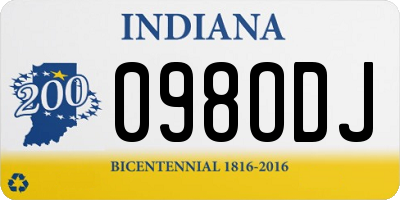 IN license plate 098ODJ