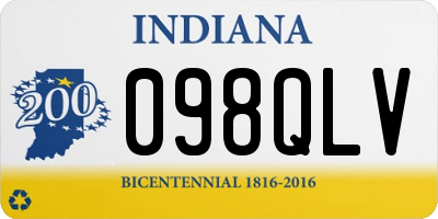 IN license plate 098QLV