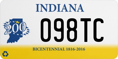 IN license plate 098TC