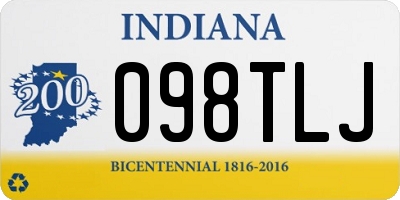 IN license plate 098TLJ