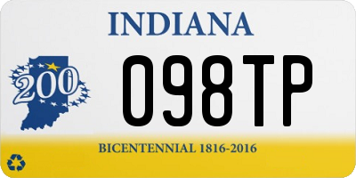 IN license plate 098TP