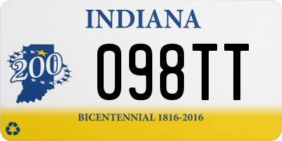 IN license plate 098TT