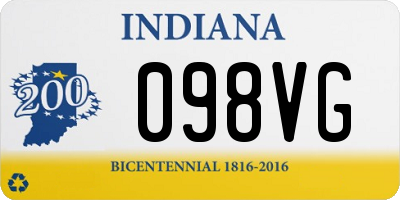 IN license plate 098VG