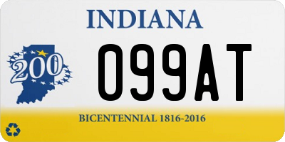 IN license plate 099AT