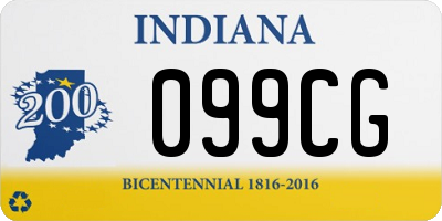 IN license plate 099CG