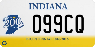 IN license plate 099CQ