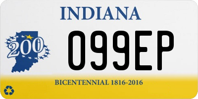 IN license plate 099EP
