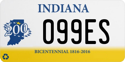 IN license plate 099ES