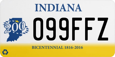 IN license plate 099FFZ