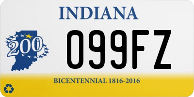 IN license plate 099FZ