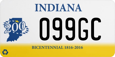 IN license plate 099GC