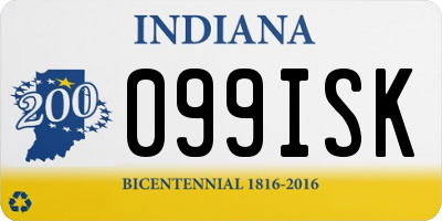 IN license plate 099ISK